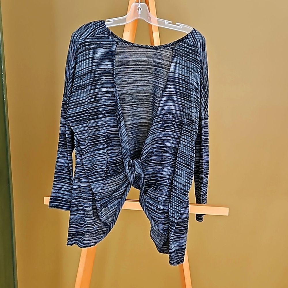 ROLLA COSTER - OPEN TWIST BACK LONG SLEEVE TOP - SZ L